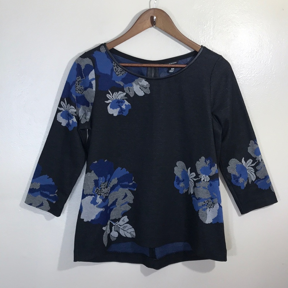 EUC Club Monaco‎ Floral Patterned Top